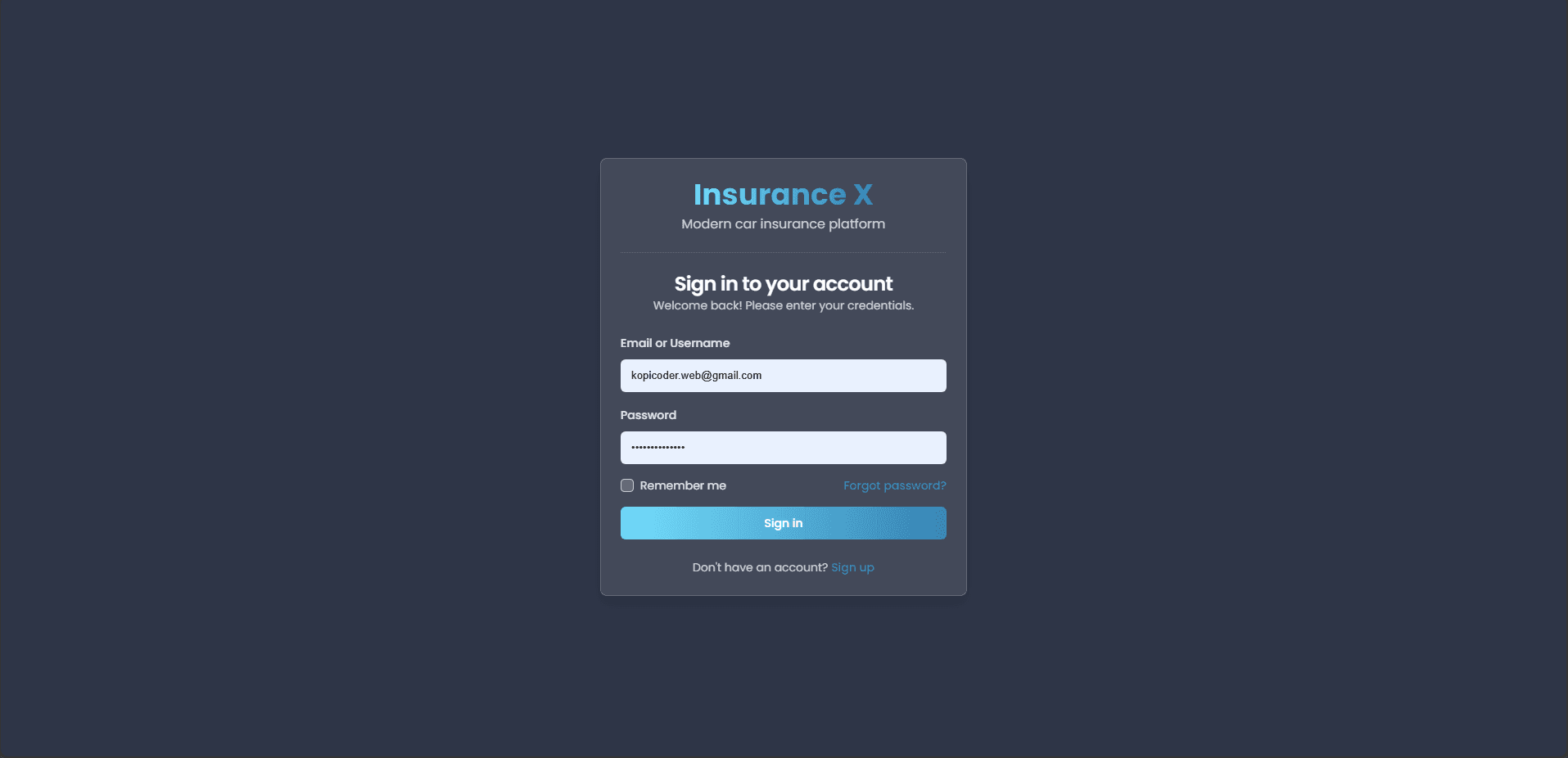 Insurance X